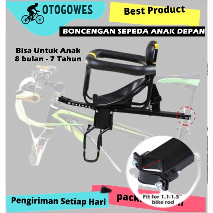 BONCENGAN SEPEDA ANAK DEPAN MTB GUNUNG LIPAT UNITED POLYGON WIMCYCLE
