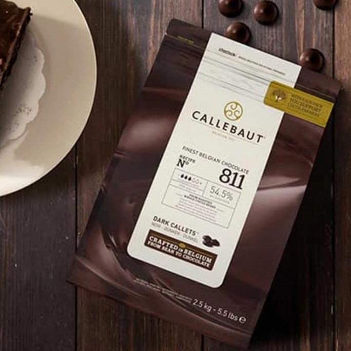 

Callebaut 811 Dark Chocolate Couverture 1 Kg Cokelat Coin