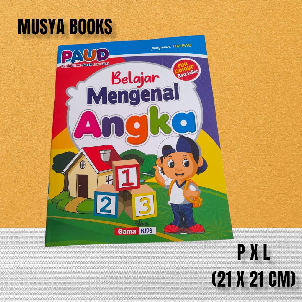 Jual BUKU BELAJAR MENGENAL ANGKA (PAUD) ORIGINAL I BEST SELLER I FULL ...