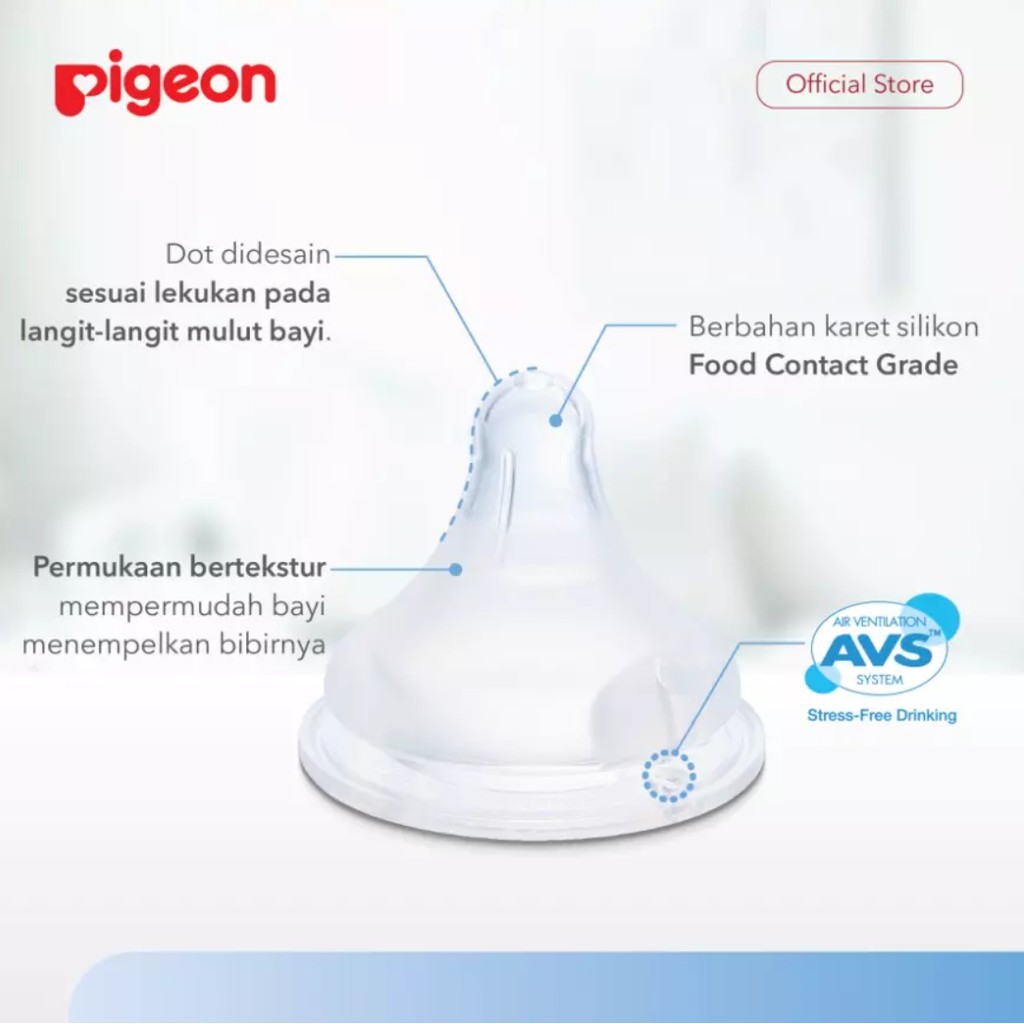 Pigeon Botol Susu SofTouch Peristaltic Plus Wide Neck 160ml