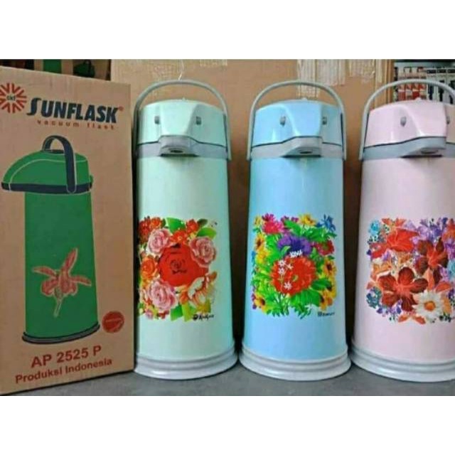 Termos pencet sunflask air panas 2,5 Liter AIR POT / AIR PANAS