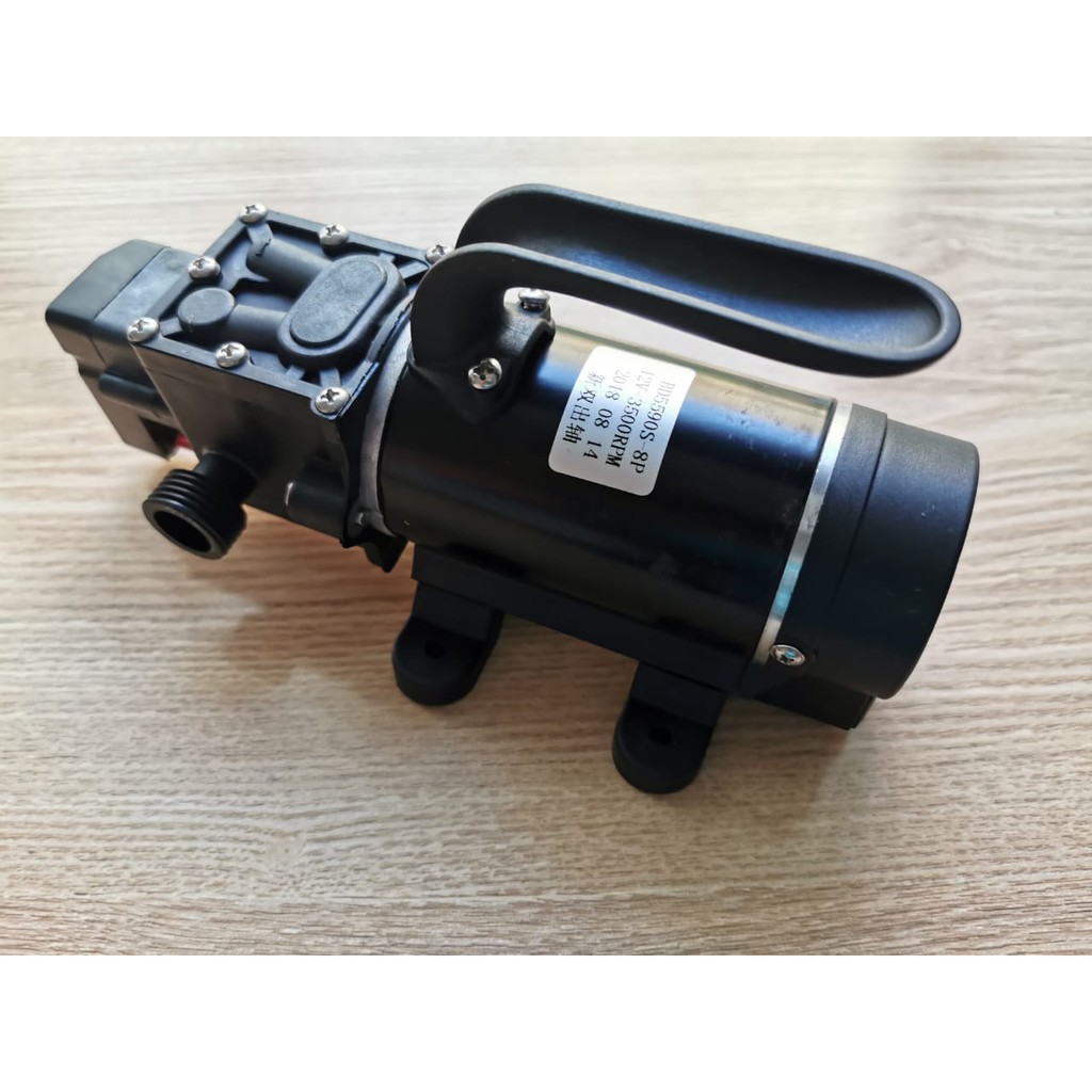 High Pressure Water Pump BD5590S-8P 12V 100W With Fan and Switch