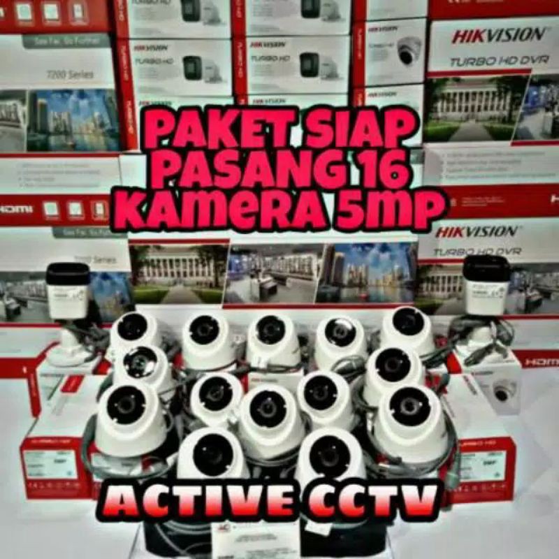 PAKET CCTV 16 KAMERA 2TB HDD 900 MTR