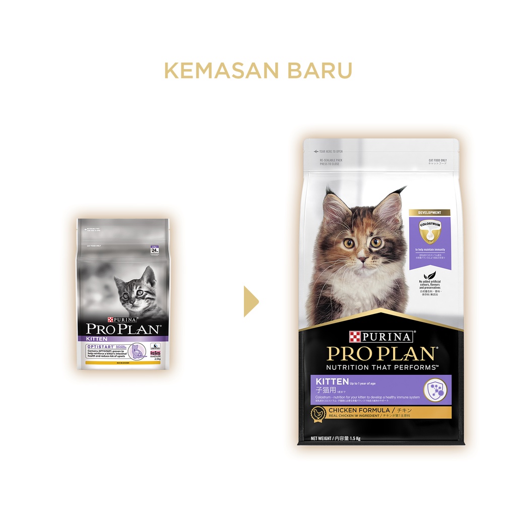 Proplan Chicken Kitten 1kg/Makanan Kucing Chicken Kitten 1kg