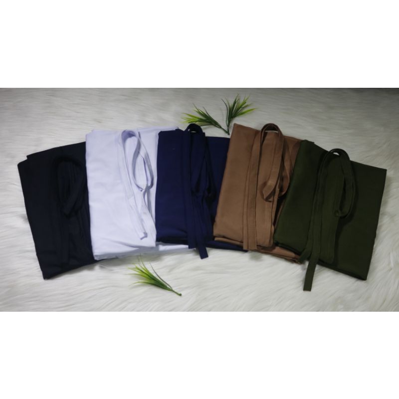 Hijab Bergo Maryam Tali Spandek Jersey L