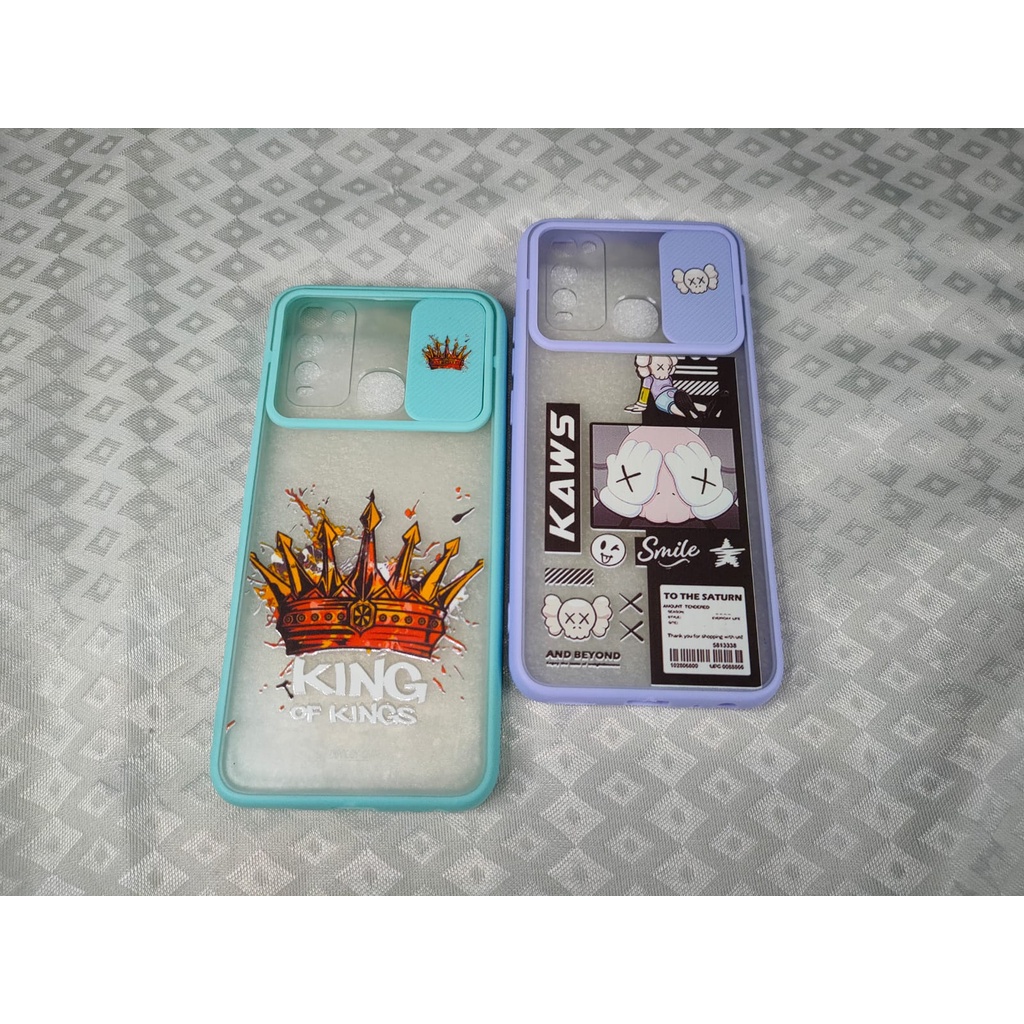 CASE SLIDE PROTECT CAMERA KARAKTER FOR SAMSUNG A12