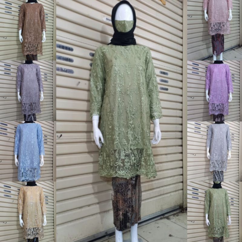 KEBAYA ORIGINAL//KEBAYA MODERN//TUNIK TULLE PREMIUN//By Balli Kebaya