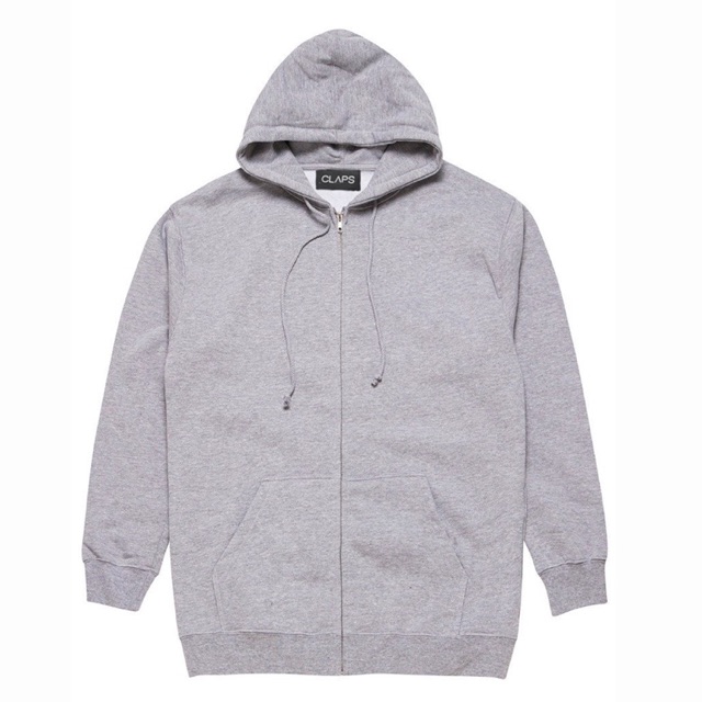 CLAPS - Misty Basic Zipper Hoodie (Hoodie Polos Dewasa)