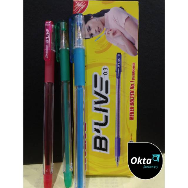 

Pulpen Standard B'live (tutup) GROSIR