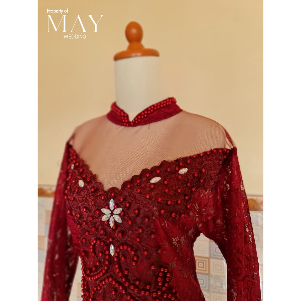 Kebaya Full Payet Ekor Warna