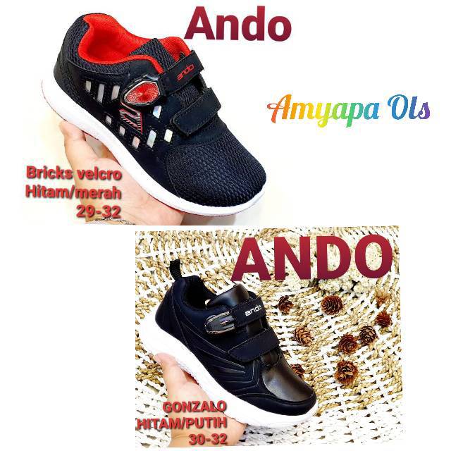 Sepatu anak laki laki ando