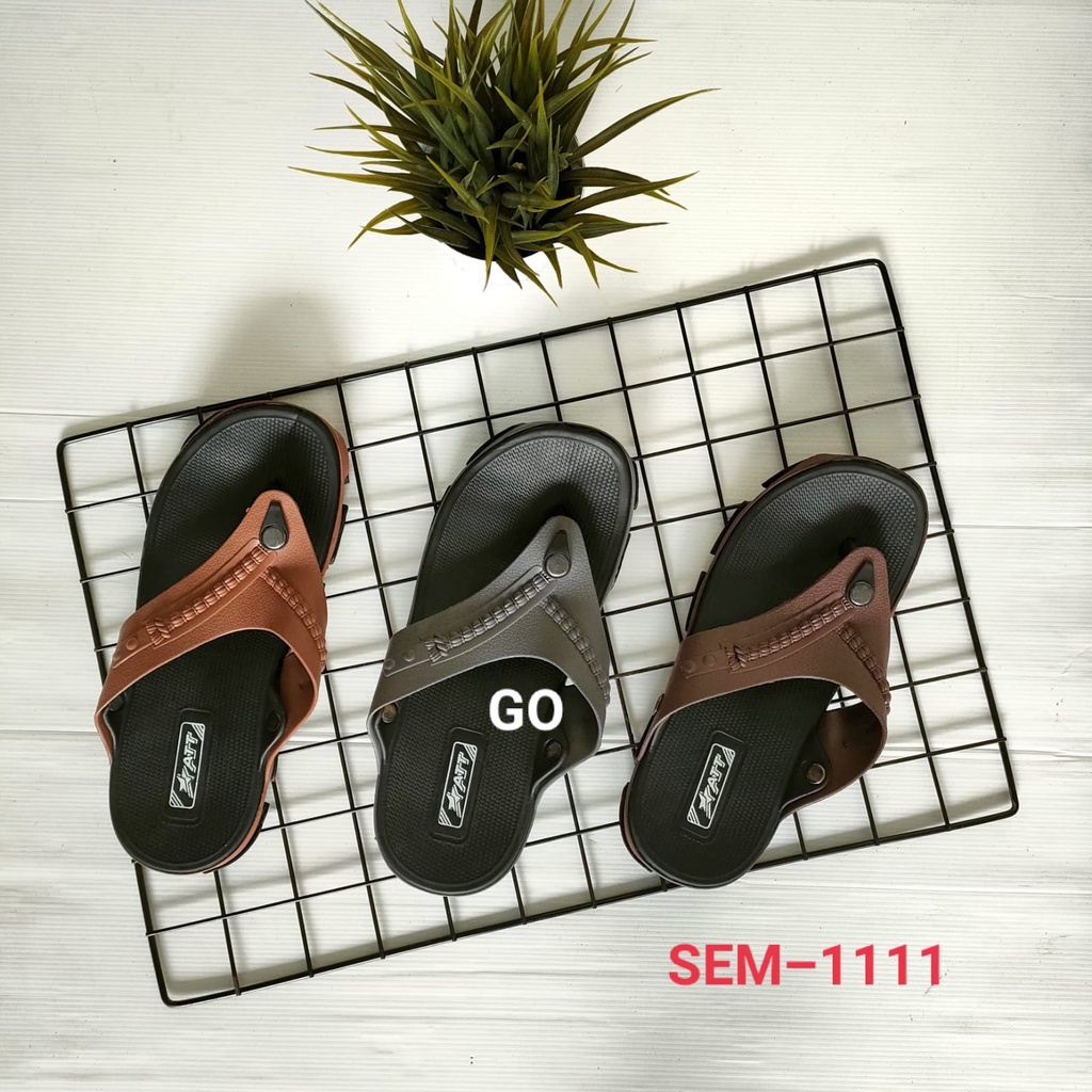 BB ATT SEM-111 SANDAL Japit Laki Laki Sendal Santai Ringan dan Nyaman Bahan Karet Terbaru