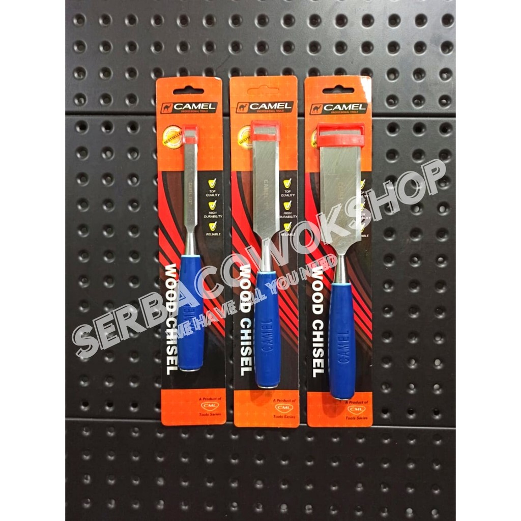 Paket Pahat Kayu Set isi 3 Ukuran 1/2-1-1 1/2 Wood Chisel GG Fiber Termurah Berkualitas