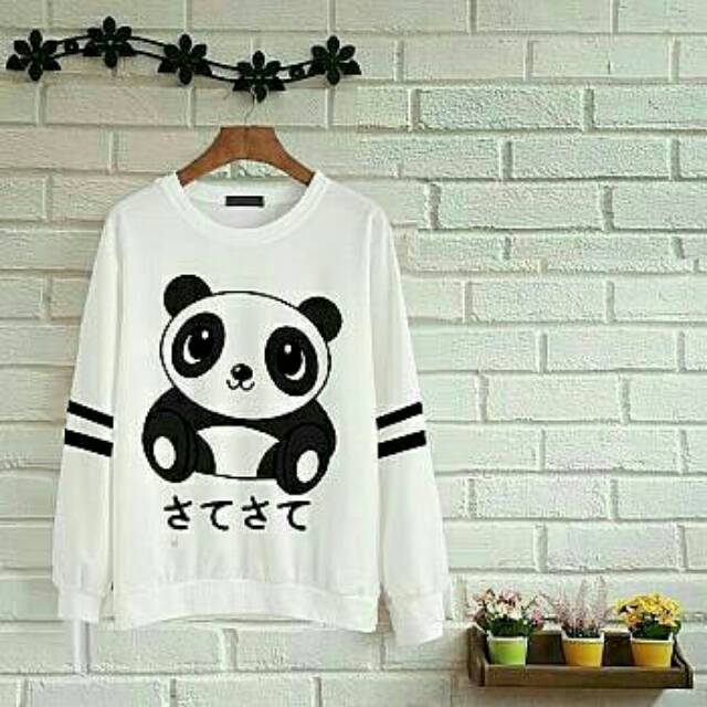 Sweater panda cute