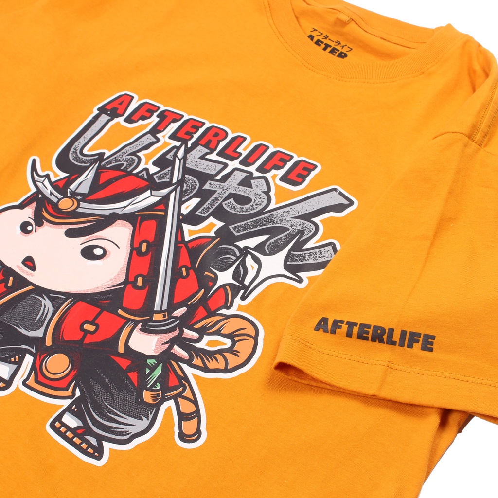 AFTERLIFE - Tshirt Shin Chan Samurai Mustard | 21048C