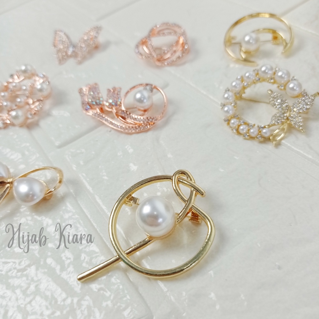 Bros jilbab | Bros Korea | Simpel Grosir Brooch Murah Part 2