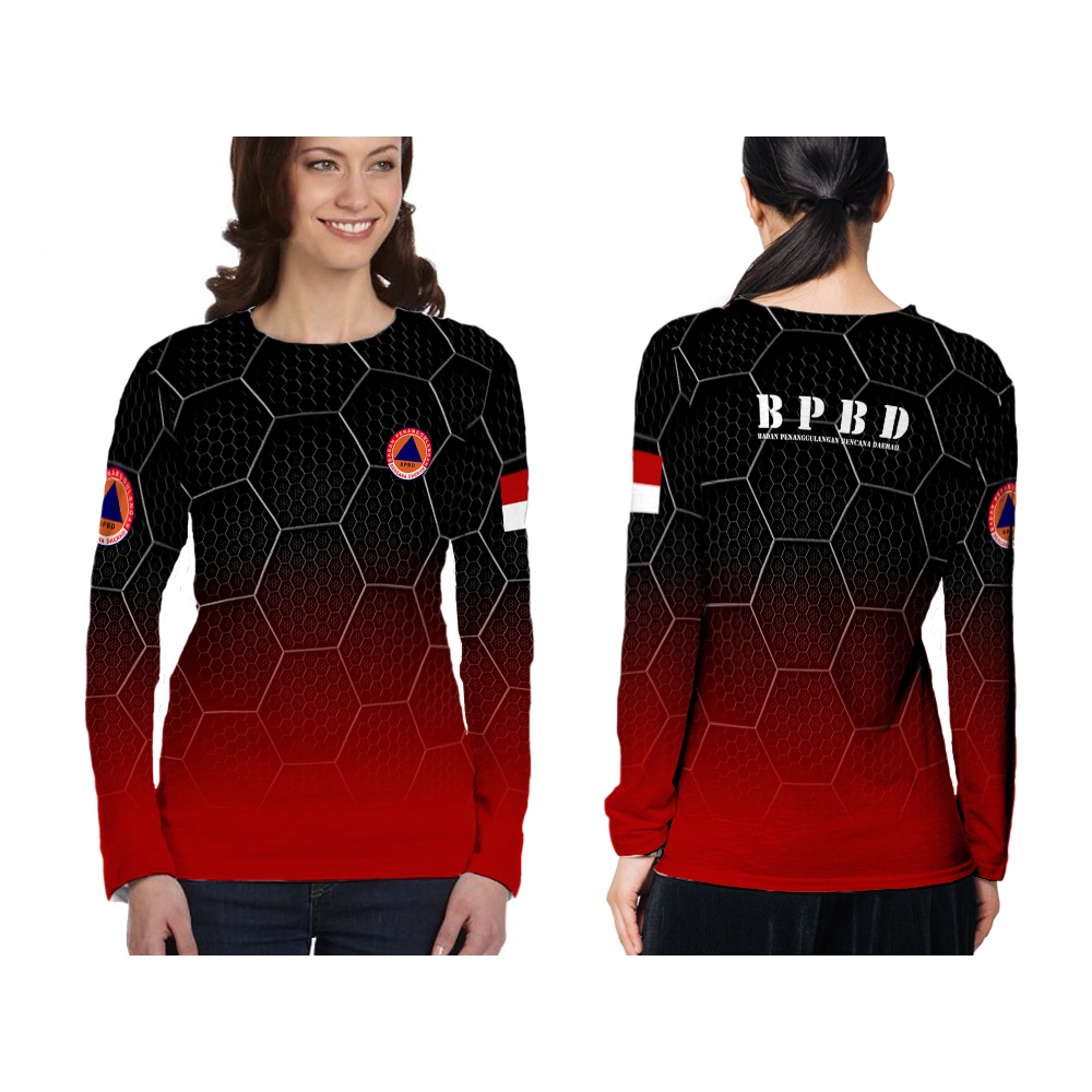 KaosArmy - Kaos BPBD | Kaos Wanita BPBD | BPBD Lengan Panjang