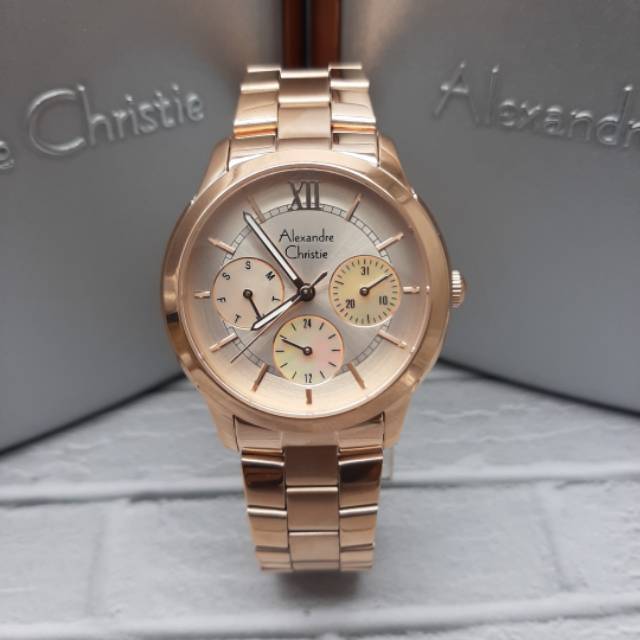 ALEXANDRE CHRISTIE WANITA AC 2815 BF ORIGINAL ( ROSEGOLD )