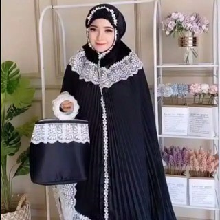 MUKENA PLISKET PREMIUM BORDIR ORIGINAL MEWAH TERBARU MUKENA DEWASA MUKENA BORDIR PUTIH TASIKMALAYA