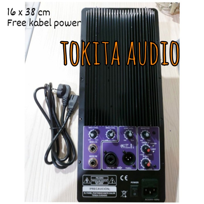 POWER KIT MESIN SPEAKER AKTIF 2 ATAU 3 WAY 2000 WATT 16 x 38 CM 16X38