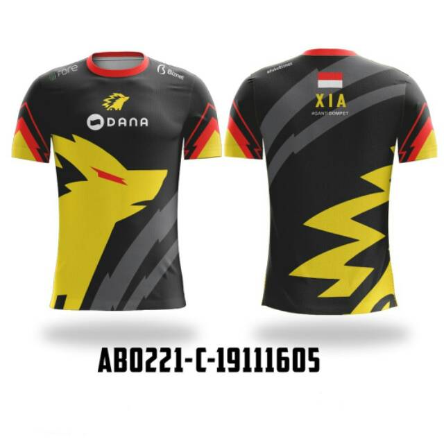 Kaos Jersey Team Onic RRQ Bigetron Evos Aura 2020