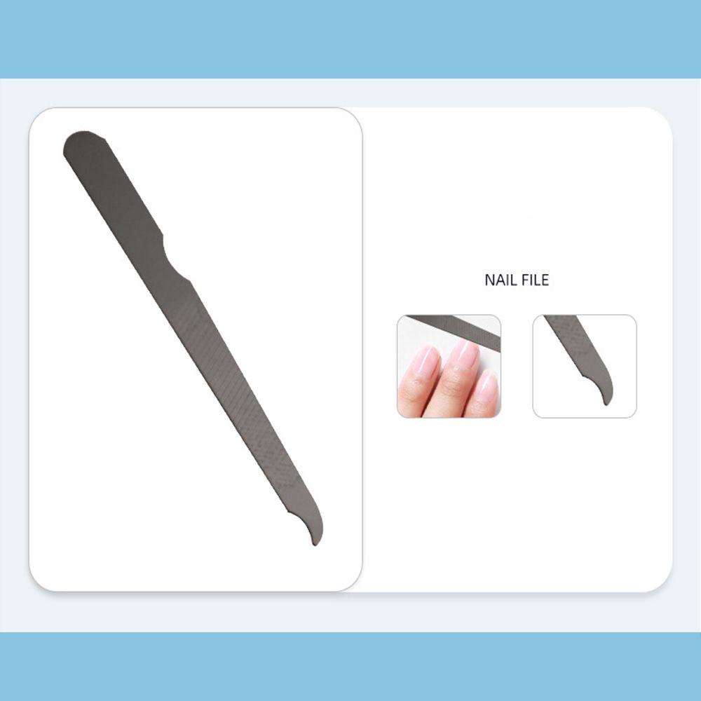 AUGUSTINA Set Gunting Kuku Agustina Flat Lipat Gunting Jepit Alis Telinga Sendok Rasp Alat Manicure