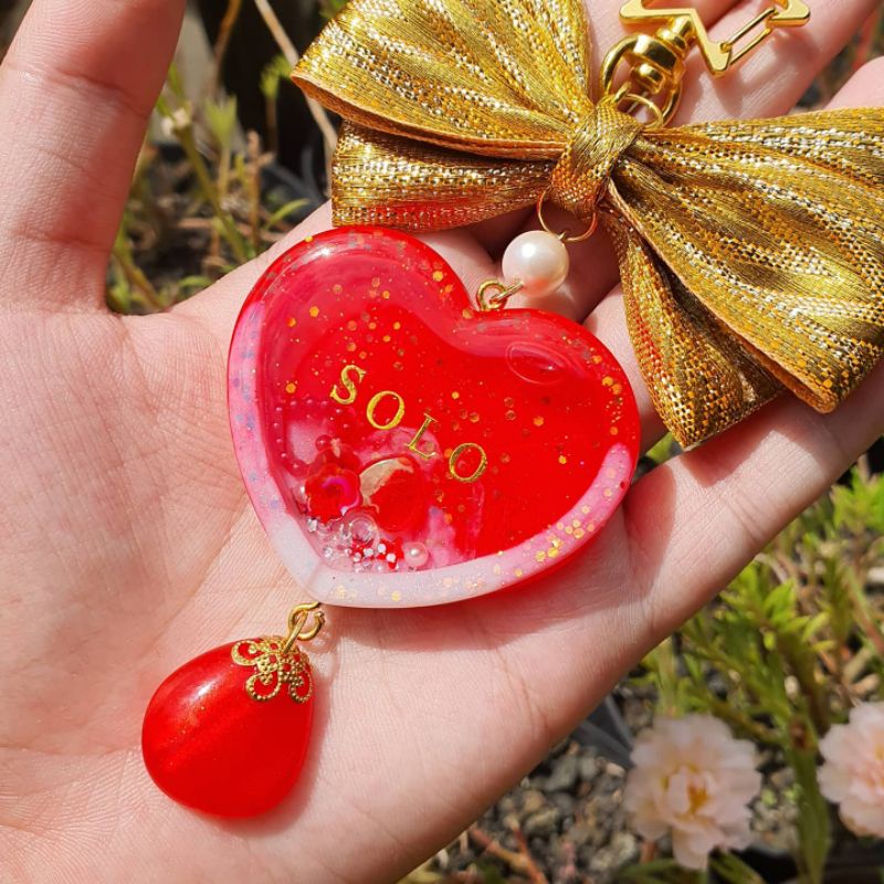 Jennie blackpink SOLO resin keychain