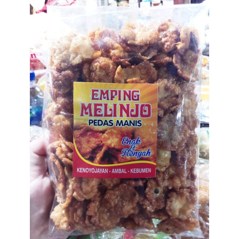 

emping mlinjo pedes manis