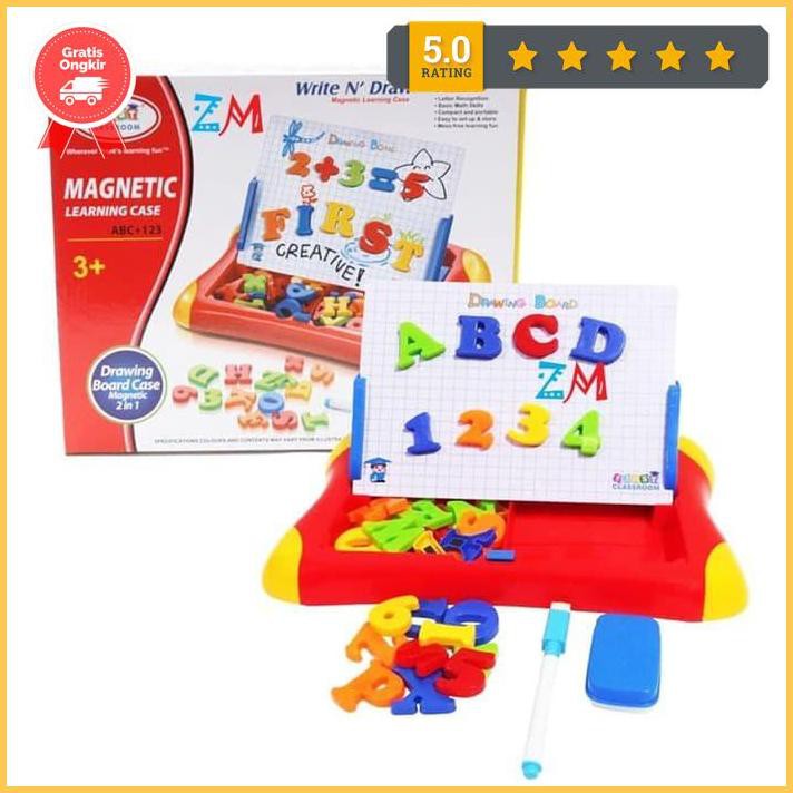 

Zm - Mainan Edukasi Magnetic Learning Case - Papan Tulis Magnet 5580 Exclusive