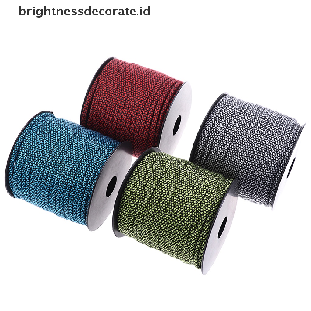 [birth] 50m Reflective Guyline Outdoor Camping Tent Rope Runners Guy Line Cord Wire  [ID]