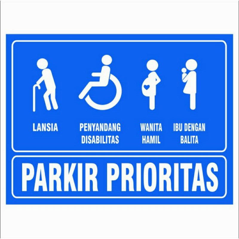 

STIKER VINYL PARKIR PRIORITAS A3