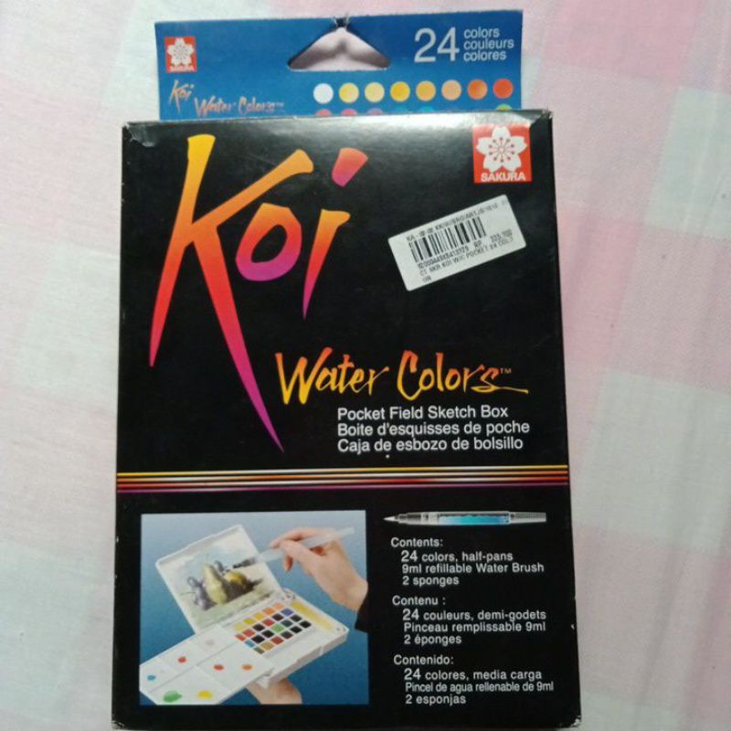 

(SAKURA) Koi-Water Colors 24 Warna
