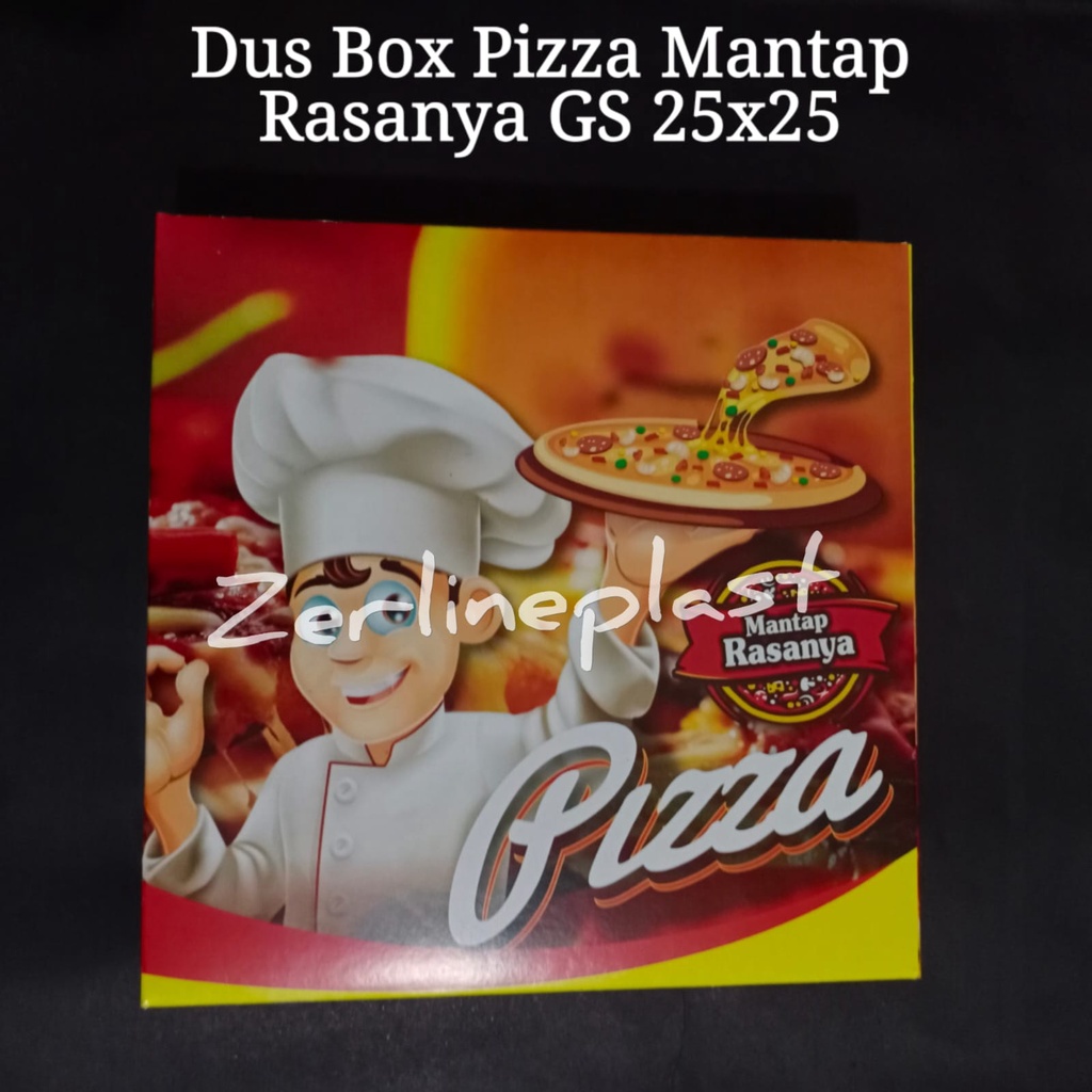 Dus Pizza Mantap Rasanya GS - Dus Kue Serbaguna - Box Pizza @50pcs