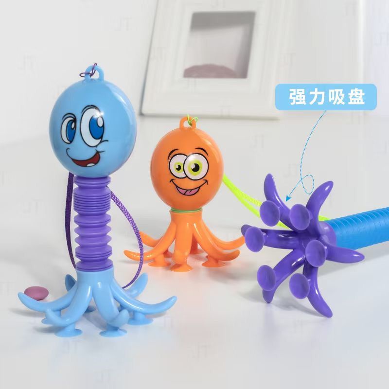 Mainan Anak Pop Toobs Gurita/Pop Toobs Octopus/Pop Tubes/ Tempelan Gurita/ Tentakel