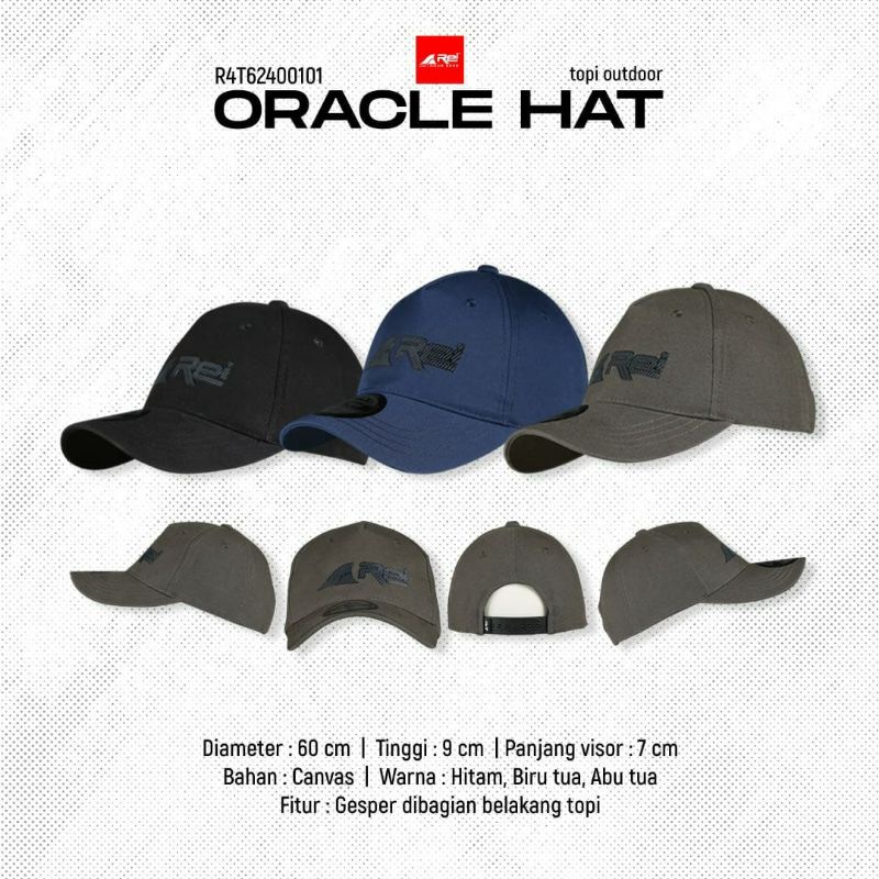 TOPI PRIA REI ORACLE HAT ORIGINAL AREI OUTDOORGEAR