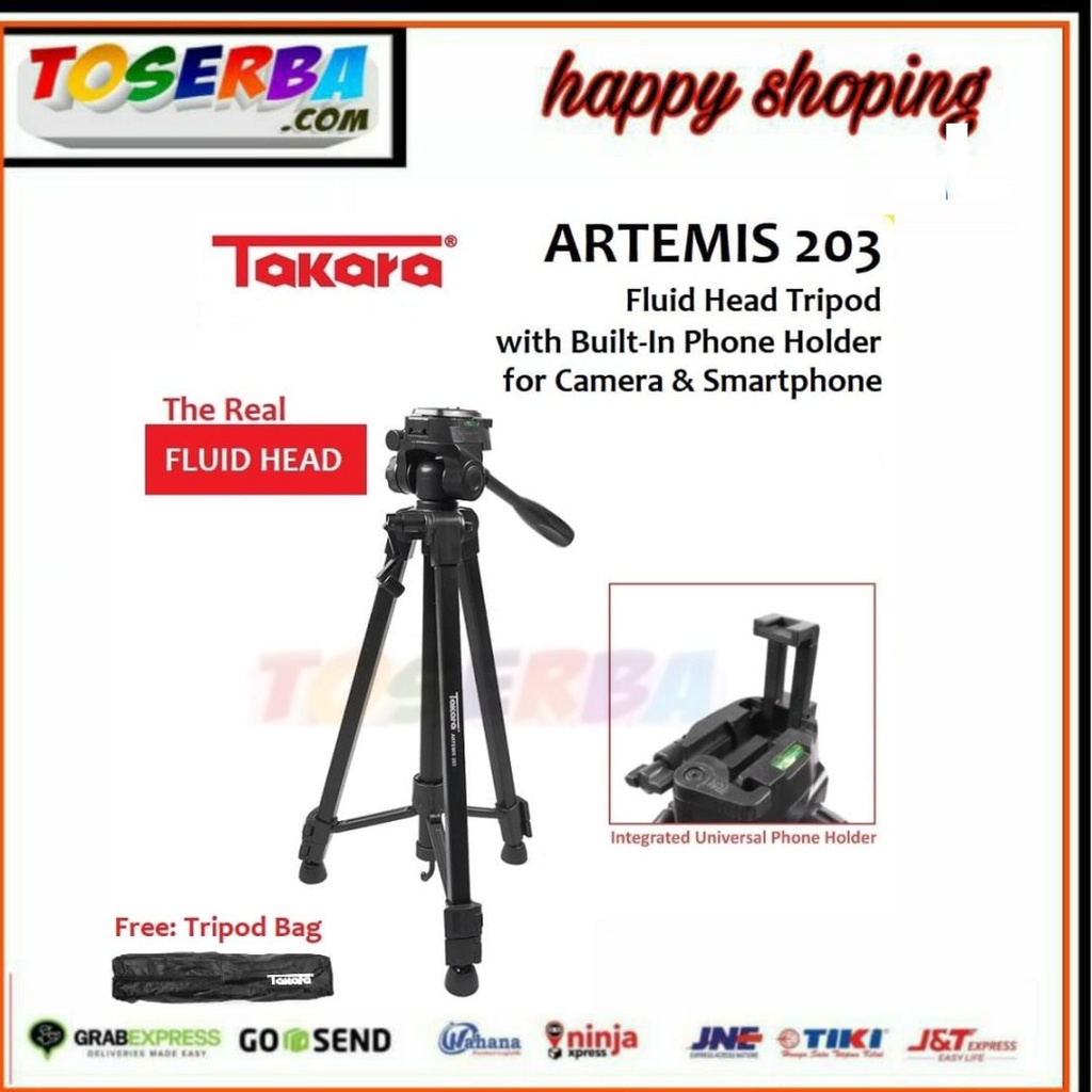 TAKARA ARTEMIS 203 Tripod Fluid Head