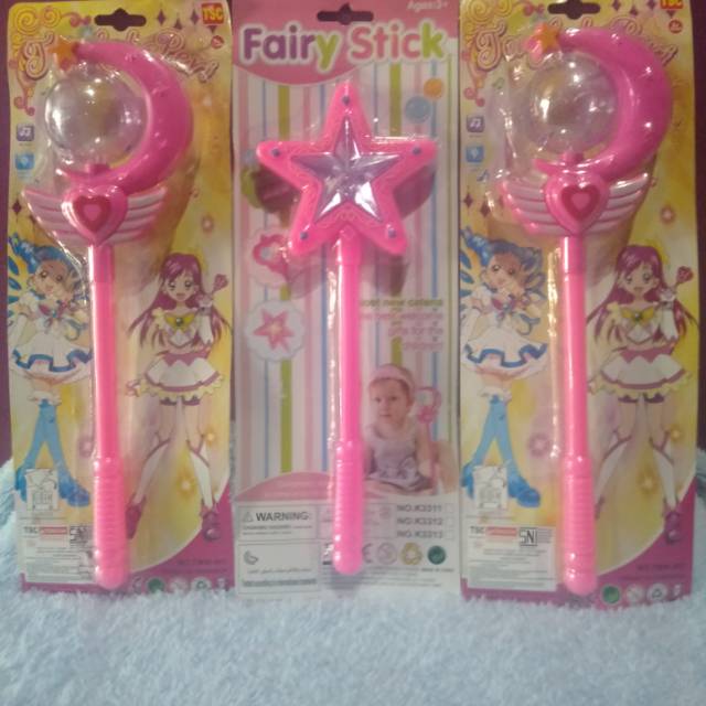 Mainan tongkat princes,tongkat peri nyala,.