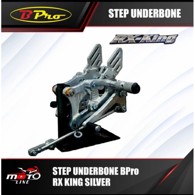 Step Underbone Bpro RX King Silver