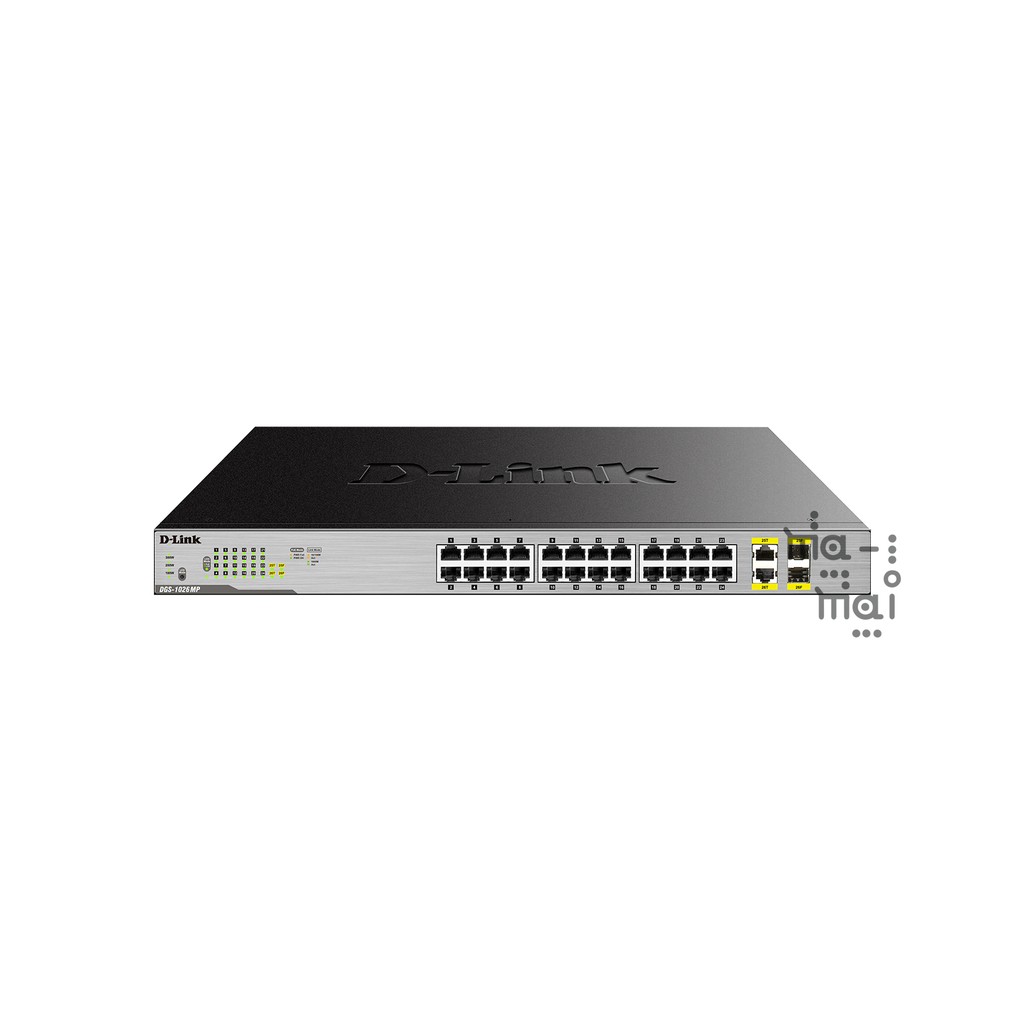 D-Link Switch DGS-1026MP 24-Port 10/100/1000 Mbps + 2-Port