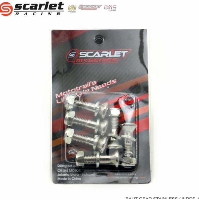 +++++] Baut Gear Scarlet Original Baut Gear Klx Crf Dtracker Scarlet Buat Gea