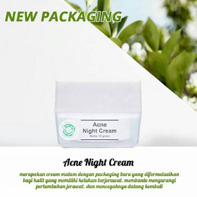 ACNE NIGHT CREAM MS GLOW ORIGINAL