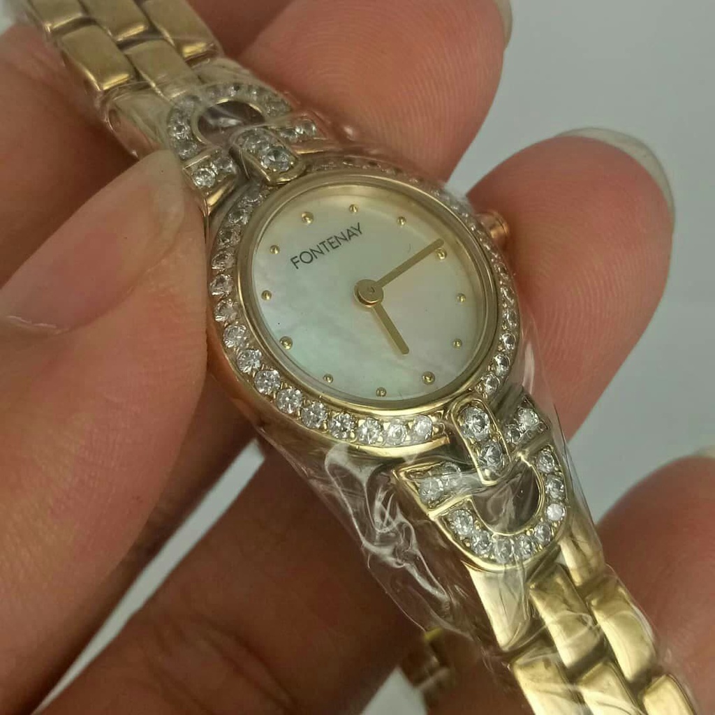 Sale jam tangan wanita  fontenay N306Z Gold