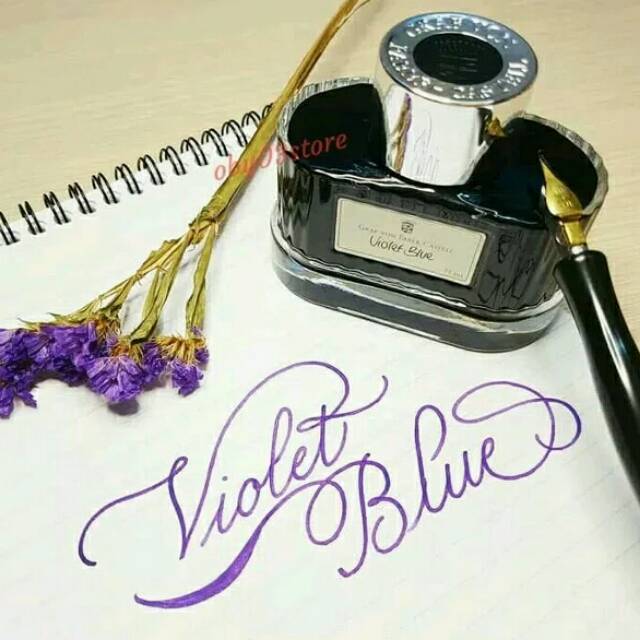 

ORIGINAL..Faber Castell Violet Blue Ink.Tinta For All Fountain Pen