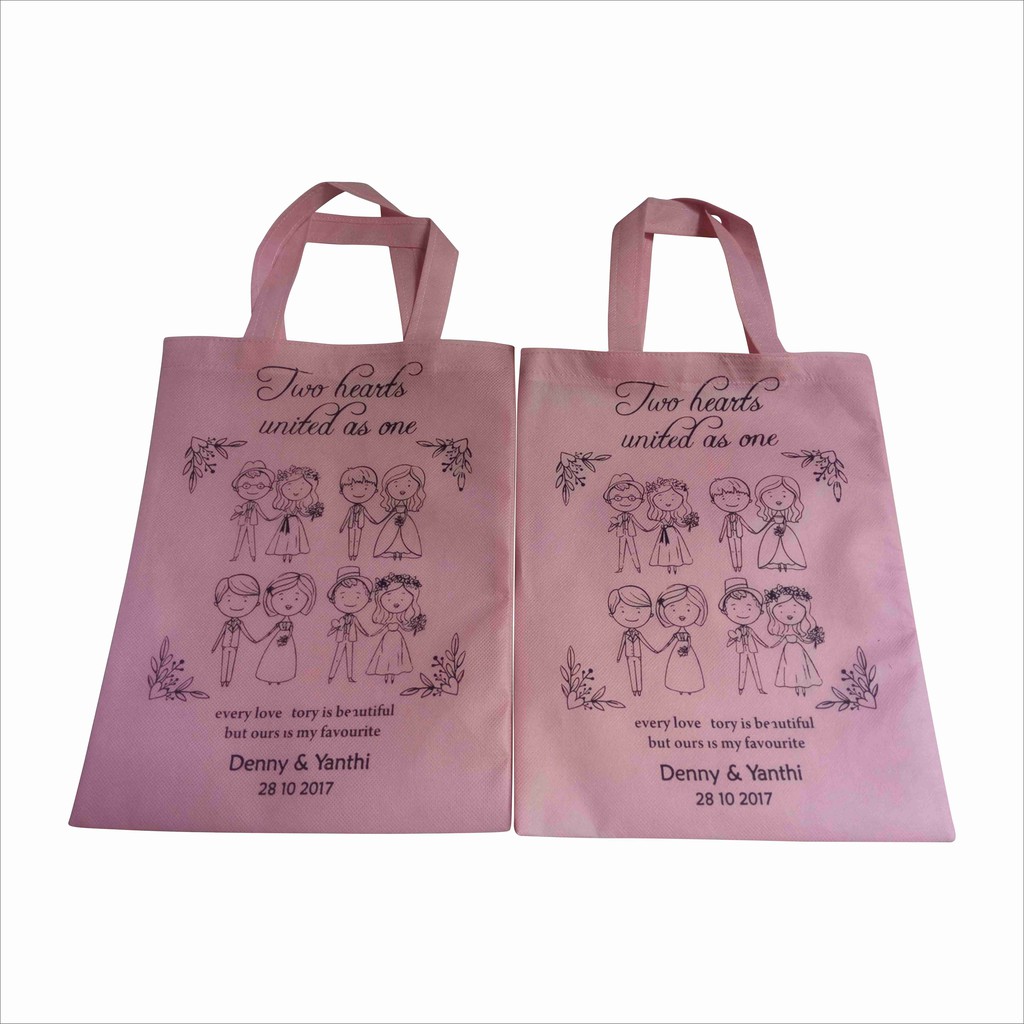 Jual Souvenir Pernikahan Cantik Souvenir Tas Undangan Tas Desain Simple