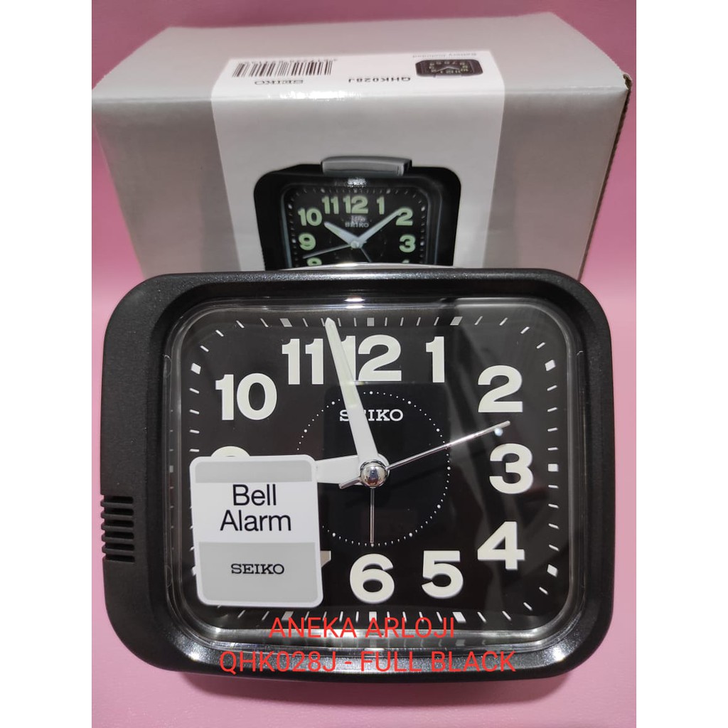 Jam Weker Beker SEIKO QHK028 / QHK-028 Original