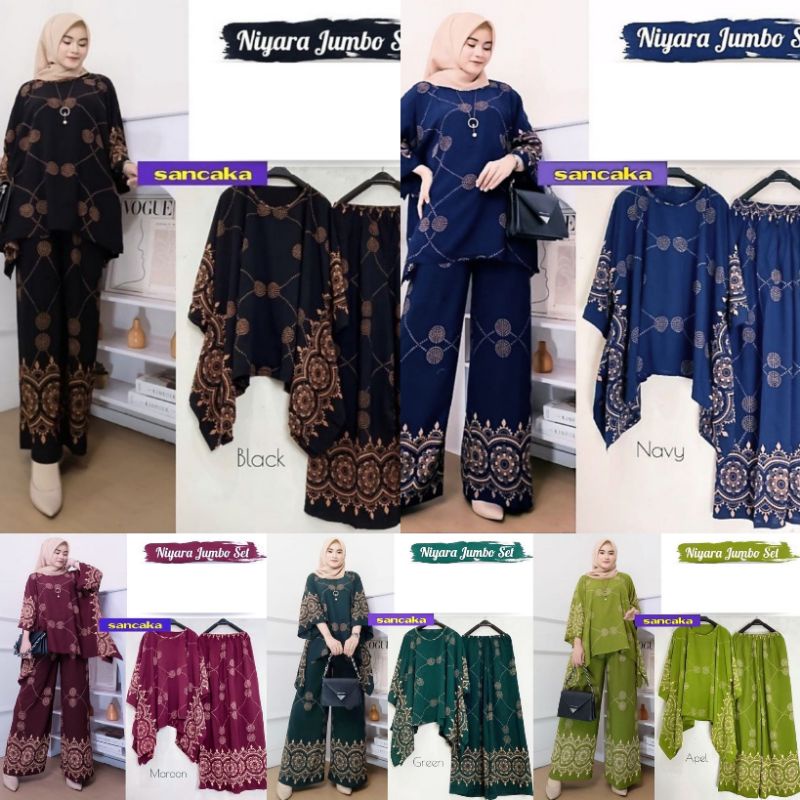 SETELAN WAKA JUMBO LD 135 - 140CM KINASIH JUMBO SET IRIS JUMBO SET WAFELA JUMBO SET MONIK BIG SET LAVANYA JUMBO SET NIYARA JUMBO SET KALITA JUMBO SET SEKTA SET BINSA SET ASIYA JUMBO SET ANACHI JUMBO SET KEKINIAN SETELAN WAKAWAKA JUMBO SET MISMA JUMBO SET