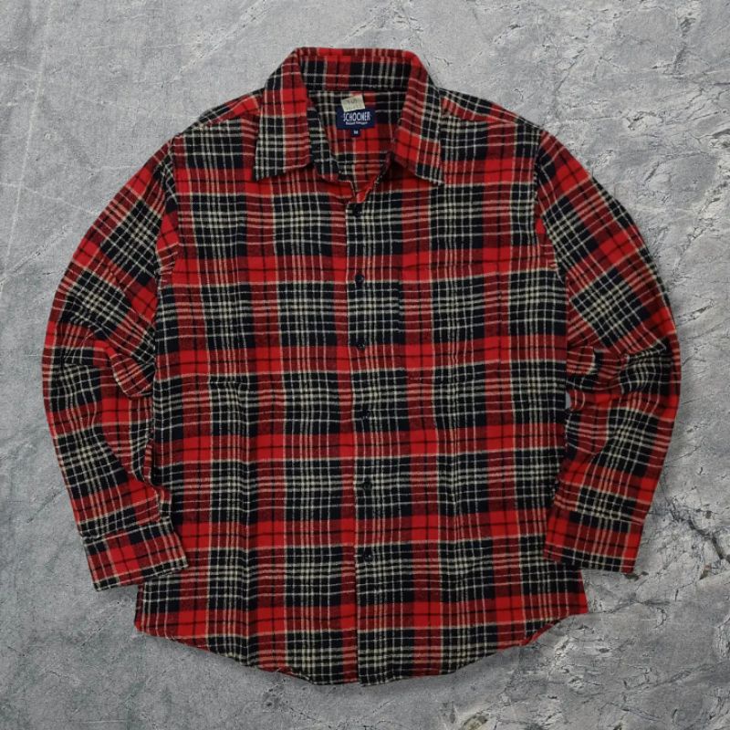 KEMEJA PLAID FLANNEL VETERANO
