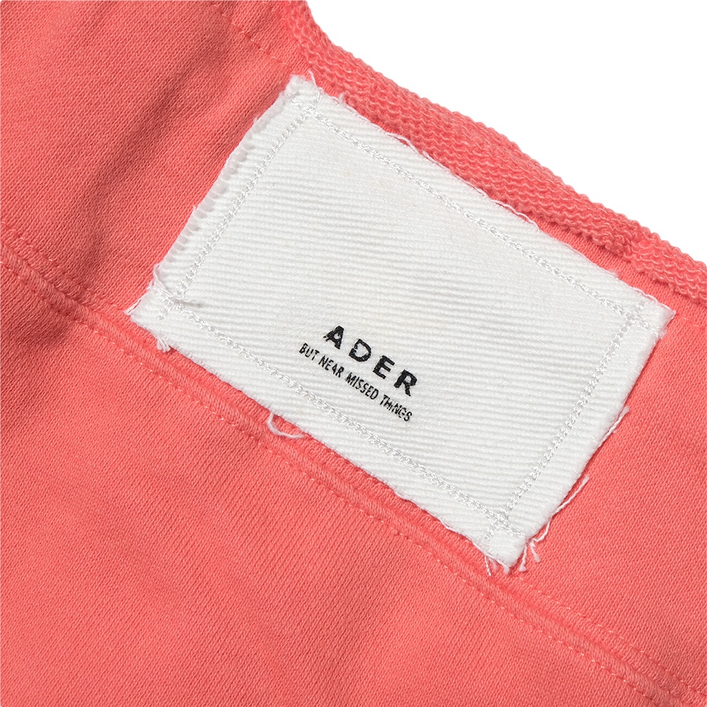 Ader Error Scratch Text Shorts Orange