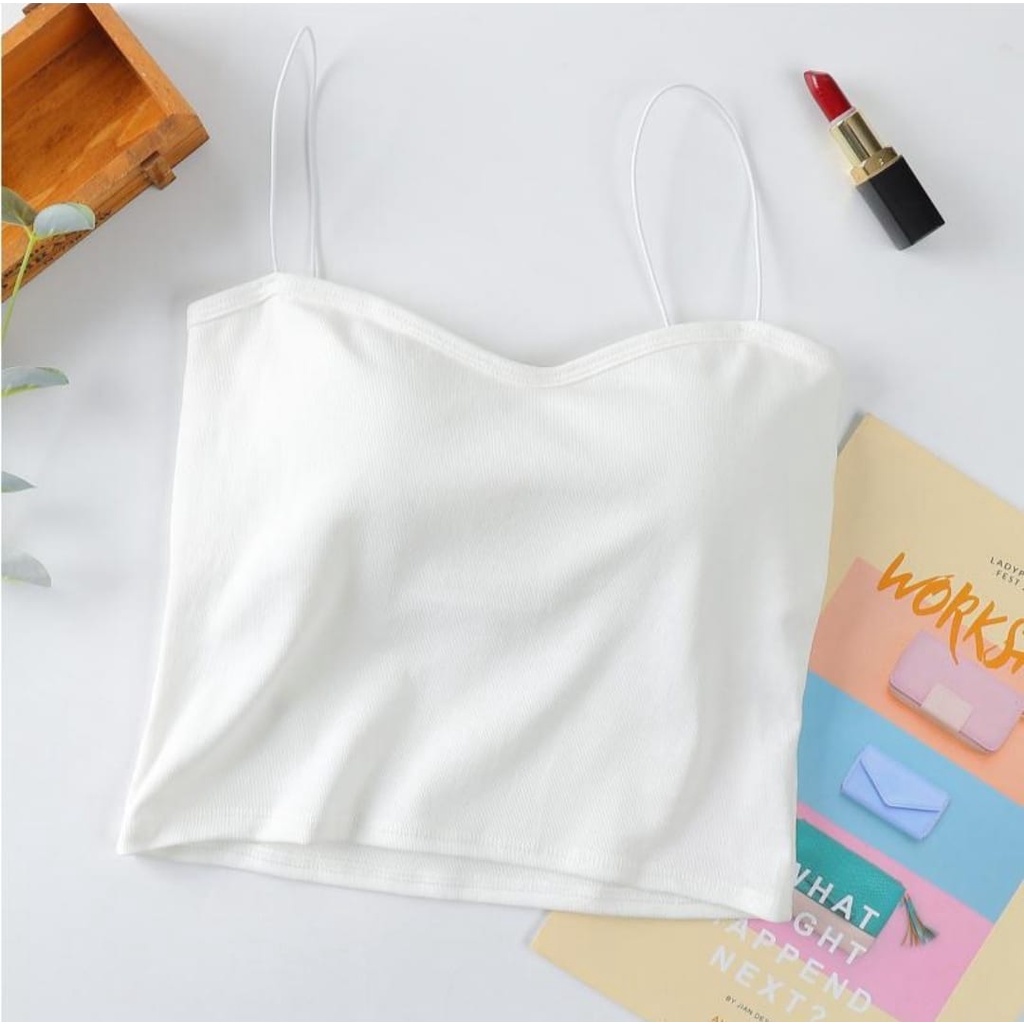 Celyne Bra Tanktop Fashion Wanita Tanpa Kawat BH Pakaian Dalam Wanita 1046