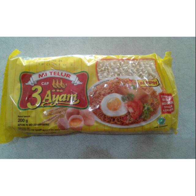 

Mie telor cap 3 Ayam